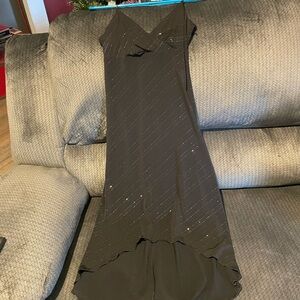 City Triangles Black High Low Dress